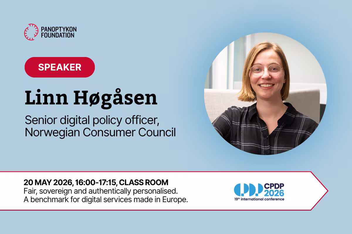 Linn Høgåsen, Senior digital policy officer, Norwegian Consumer Council